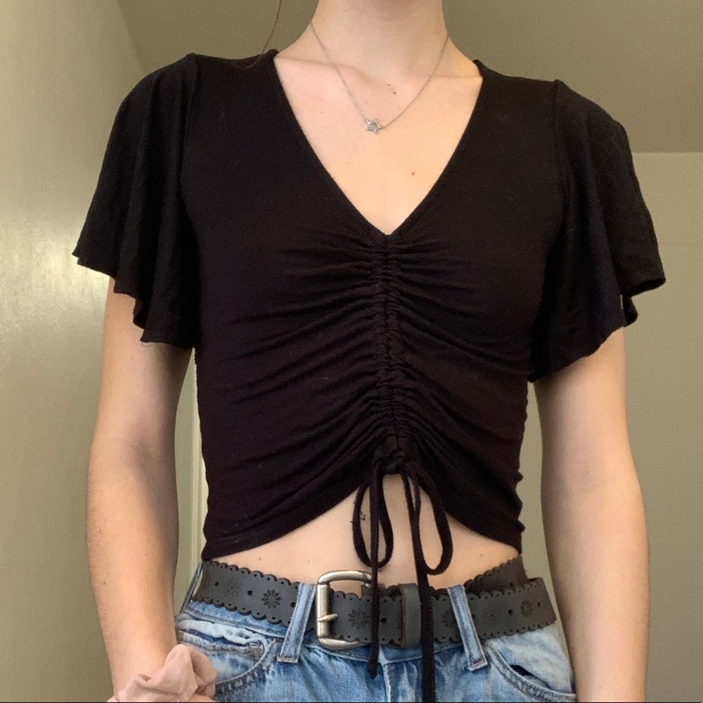 FLOW BLACK CROP